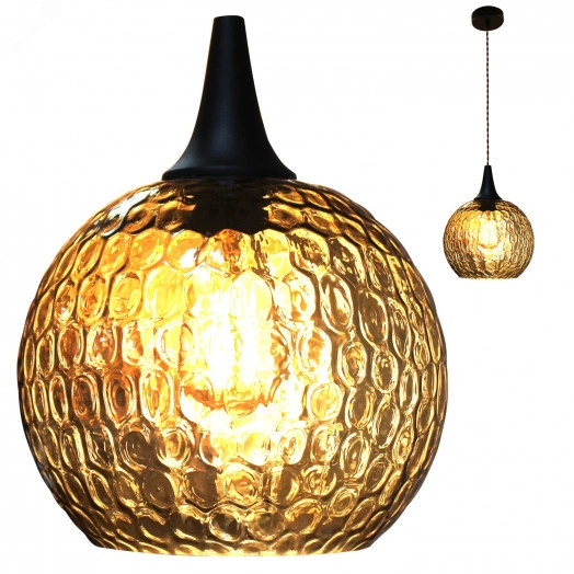 Светильник Винтаж 245 НСБ 72-60 М56 проз.янтарь. шнур кор. ИУ