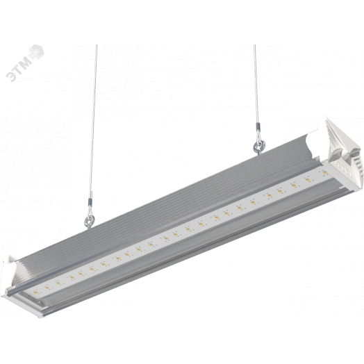 Светильник LED L-industry NEW 24 23Вт Г30 5000K прозр расс подвесн крепл IP66 облегч корпус