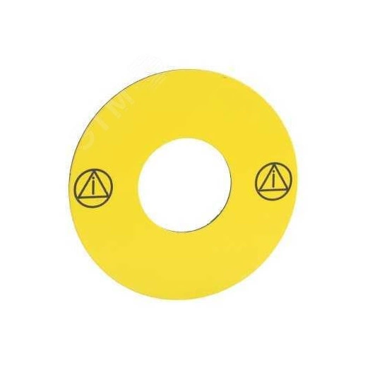 Этикетка круглая чистая