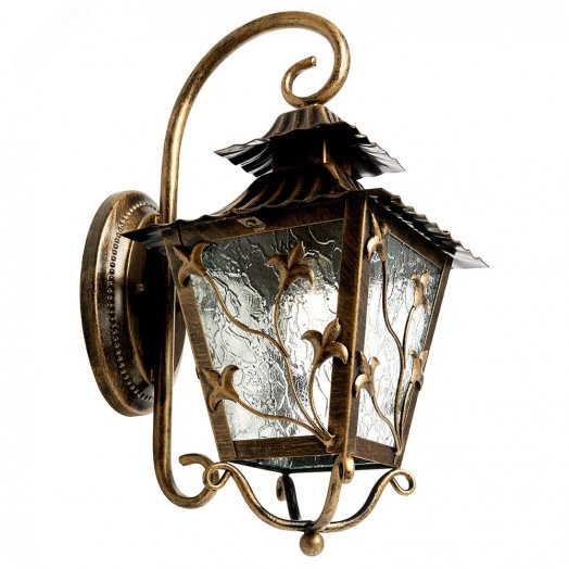 Светильник НБУ-60w вниз Е27 IP44 черное золото