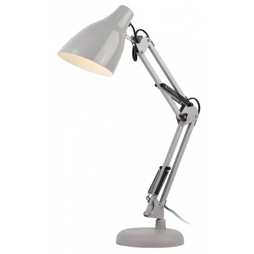 Светильник настольный  N-123-Е27-40W-GY серый ( ЭРА