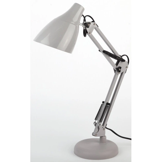 Светильник настольный  N-123-Е27-40W-GY серый ( ЭРА