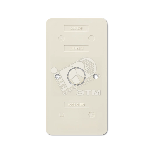 Плата монтажная огнестойкая для установки комбинации розетка - выключатель