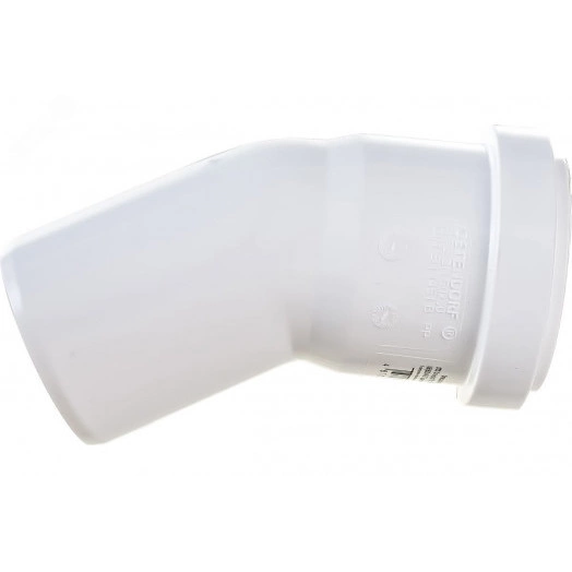 Отвод канализационный 50х30 град. белый