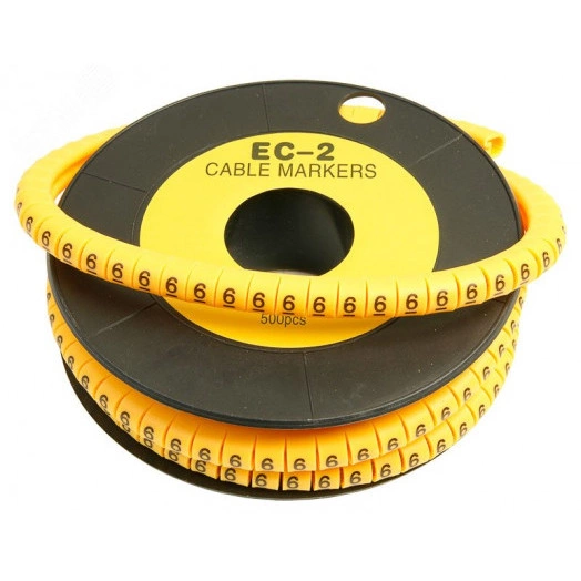 Маркер для кабеля д.7.4мм, цифра 5