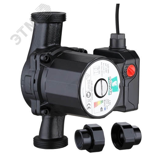 Насос циркуляционный TRS25/4, 180мм, напор 4м, 85Вт, с гайками и кабелем