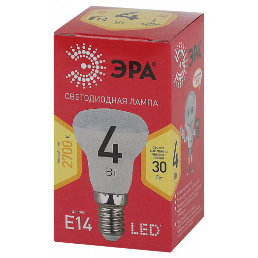 LED R39-4W-827-E14 R E14 4Вт рефлектор теплый белый свет