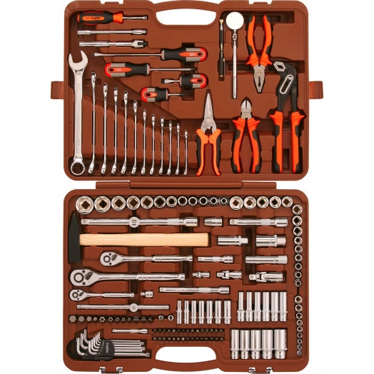 Набор инструмента универсальный OMT150S18 1/4'', 3/8'' и 1/2''DR, 150 предметов