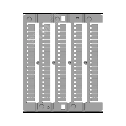 Символы CNU/8/540 с 31 по 40 горизонтальная