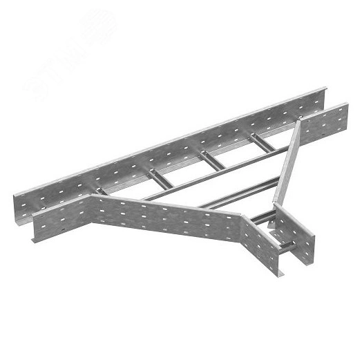 Тройник для лестничного лотка ЛКР 300х160, толщ. 2,0 мм, Сендзимир цинк