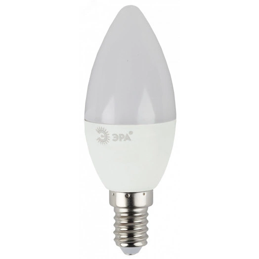 Лампа светодиодная ECO LED B35-6W-827-E14 (диод, свеча, 6Вт, тепл, E14 (10/100/3500) ЭРА