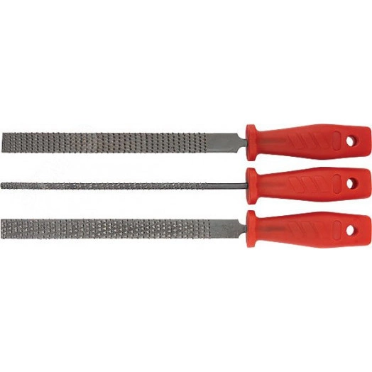 Рашпили, пластиковая ручка, набор 3 шт, 200 мм