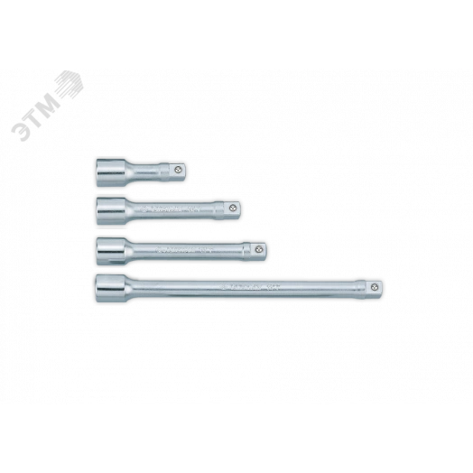 Набор удлинителей 1/2', 75, 125, 150, 250 мм, 4 предмета