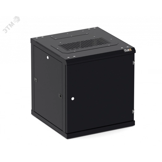 Шкаф настенный разбор TLK 19д 18U металлическая дверь Ш600хВ904хГ600мм черный
