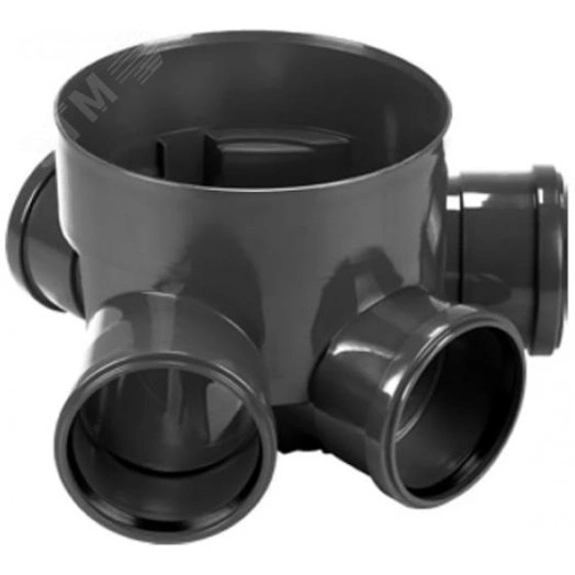 Днище колодца тип 425: три входа - один выход 200 мм