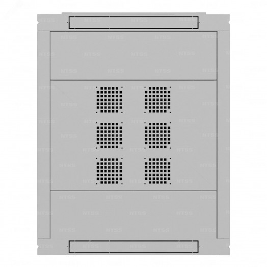 Шкаф напольный телекоммуникационный NTSS RS 42U 800х1000мм, 4 профиля 19, двери перфорированная и сплошная металл, регулируемые опоры, боковые стенки съемные, разобранный, серый RAL 7035