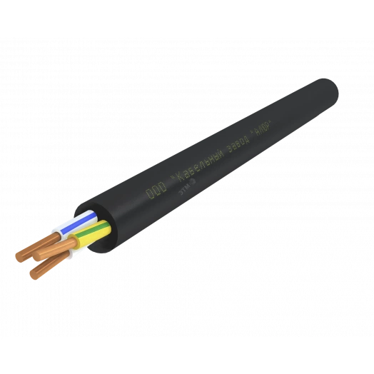 Кабель силовой ВВГнг(А)-LS 3х1.5 (N, PE)-0.660 однопроволочный