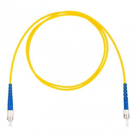 Шнур оптический коммутационный (патч-корд), FC-ST симплекс simplex OS2, нг(А)-HF, желтый, 7,0 м