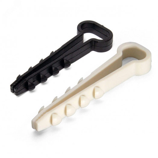 Дюбель-хомуты для плоских проводов ДХП 8-5 (ч)