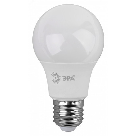 Лампа светодиодная LED A60-7W-860-E27  (диод, груша, 7Вт, хол, E27) (10/100/1500) ЭРА