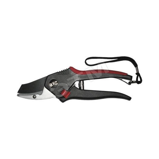 Секатор ''Люкс'', режущие кромки встык с наковальней, тефлон.покрытие лезвий, прорезин.ручки 200 мм