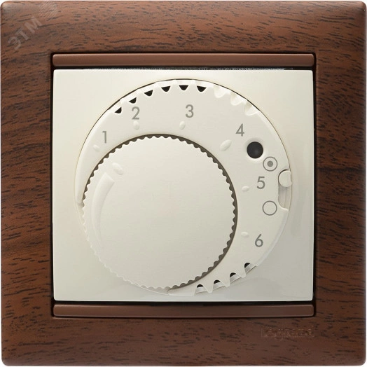 Рамка VALENA 1 пост тонированное дерево