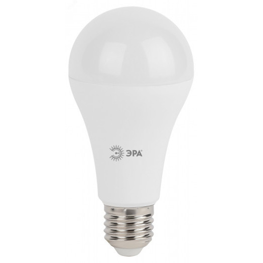 LED лампа A65-30W-827-E27 ЭРА (диод, груша, 30Вт, тепл, E27) (10/100/1200)