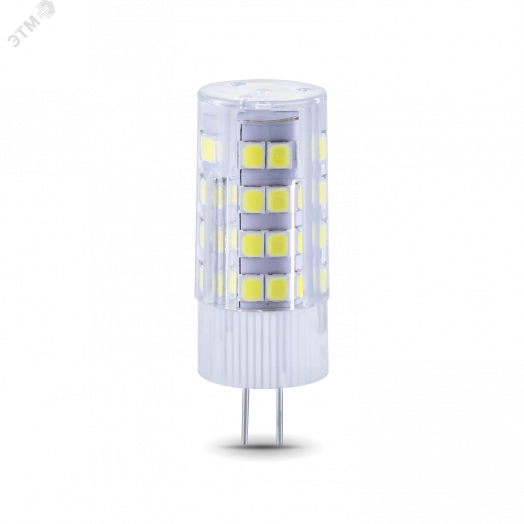 Лампа светодиодная LED 4 Вт 180 Лм 4100К G4 капсула белая DC 12 В Elementary Gauss