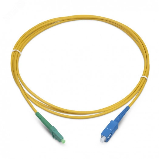 Шнур оптический simplex 20м LC/APC-SC/UPC 9/125 sm  LSZH FOP(s)-9-LC/APC-SC/UPC-20m