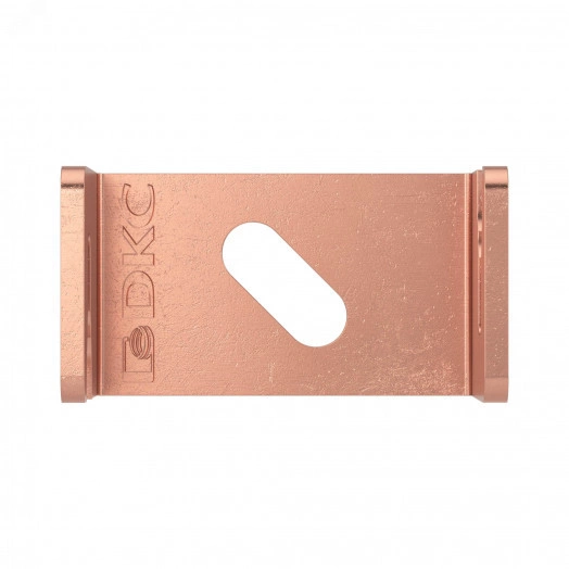 Скоба-держатель полосы 45мм медь