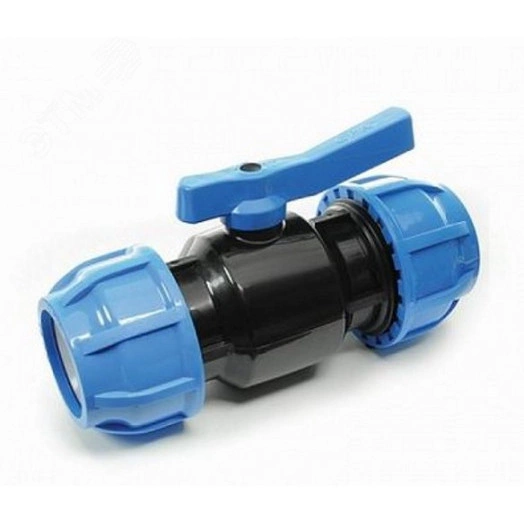 Кран ПНД шаровой разъемный 20 х 20