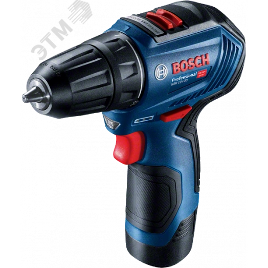 Дрель-шуруповерт аккумуляторная GSR 12V-30 2x2,0 Ач, чемодан