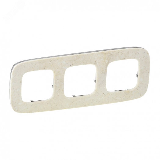 Valena ALLURE Рамка 3 поста Дворцовый мрамор универсальная