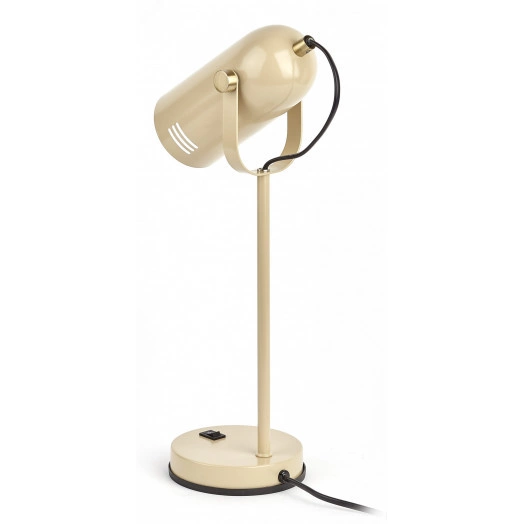 Настольный светильник N-117-Е27-40W-BG бежевый (12/48) ЭРА