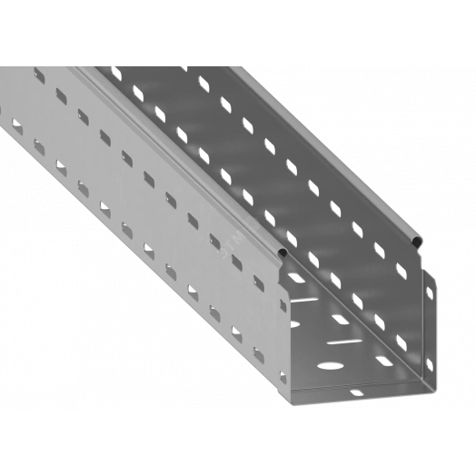 Лоток перфорированный 500х100 L=3м S=1,2мм гор.оцинк.