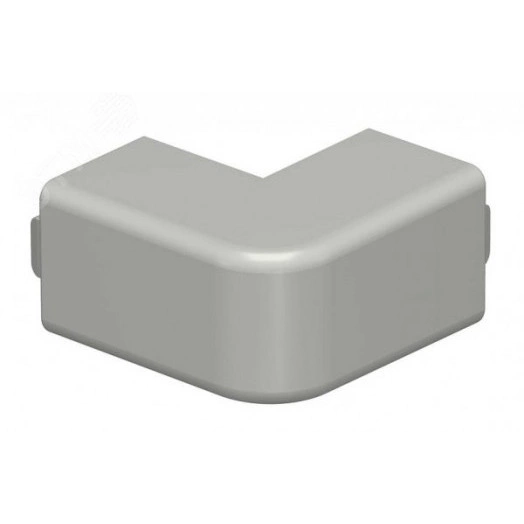 Крышка внешнего угла кабельного канала WDK 20x20 мм (ПВХ, серый)