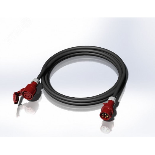 Удлинитель кабельный CEE16A/5P - CEE16A/5P IP44 XTREM H07RN-F 5G2,5 5м.