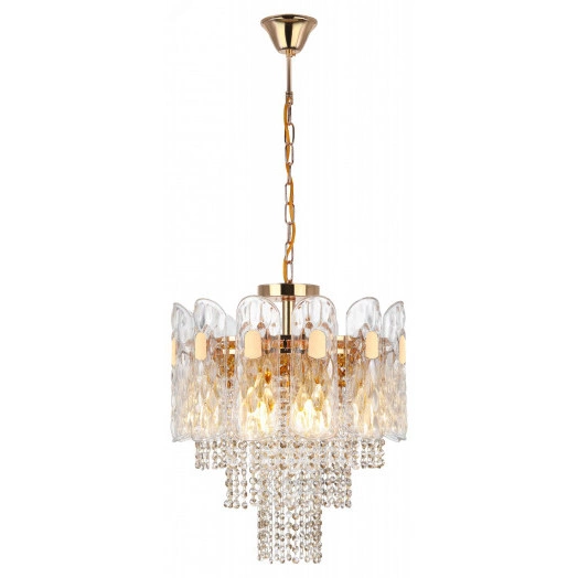 Люстра  Rivoli Margrit 1079-205 5 х Е14 40 Вт хрусталь классика