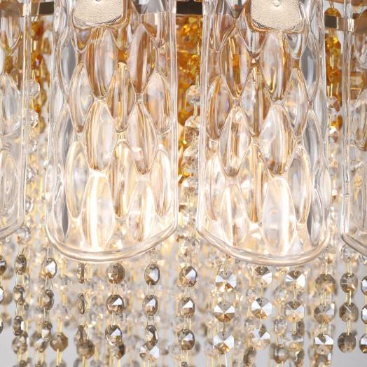 Люстра  Rivoli Margrit 1079-205 5 х Е14 40 Вт хрусталь классика