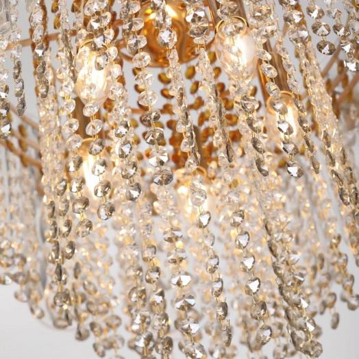 Люстра  Rivoli Margrit 1079-205 5 х Е14 40 Вт хрусталь классика