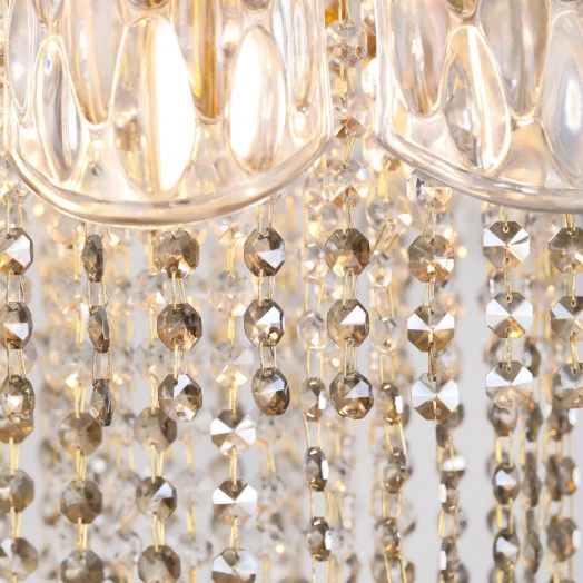 Люстра  Rivoli Margrit 1079-205 5 х Е14 40 Вт хрусталь классика