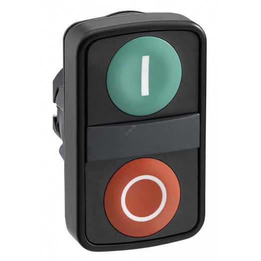 Головка кнопки двойная с маркировкой