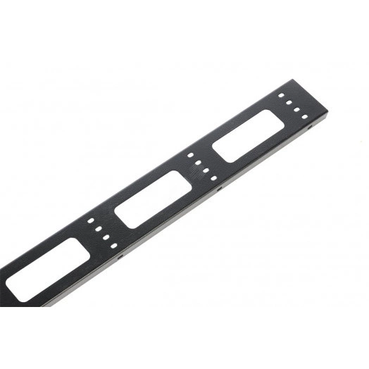 Органайзер кабельный вертикальный для стойки внешний с окнами 95мм 38U черный