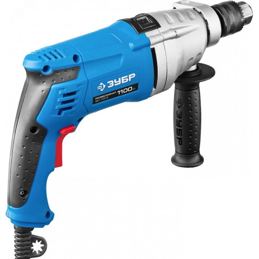 Ударная 2-х скоростная дрель 1100 Вт, серия Профессионал