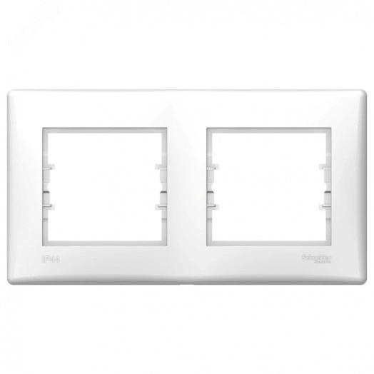 Sedna Рамка 2 поста белый IP44 new