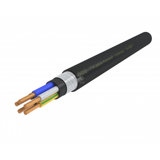 Кабель силовой ПБПнг(А)-HF 5х35.0ок (N.PE)-1 однопроволочный черный (барабан)
