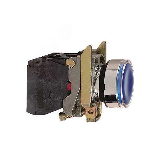 Кнопка 22мм 48-120В с возвратом с подсветкой