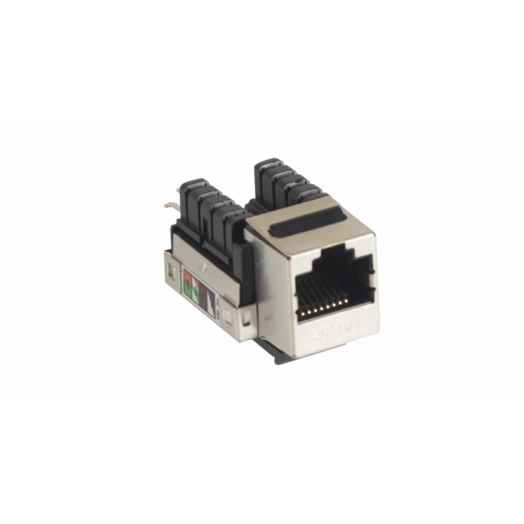 Модуль Keystone Кат.5e RJ45/8P8C экран. металлик 10шт.