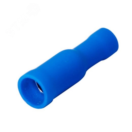 Разъем штекерный изолир гнездо 4 мм 1.5-2.5 кв мм (РШи-м 2.5-4 РШИм 2-5-4 ) синий