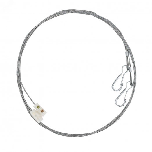 Трос к потолку для подвесных оповещателей (световых табло) Т